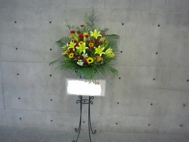 イエローレッド系1段スタンド☆輝き